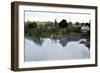 Sunset on the Thames, Caversham, Berkshire, 20th Century-null-Framed Premium Giclee Print