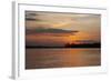 Sunset on the Ucayali River, Amazon Basin of Peru-Mallorie Ostrowitz-Framed Photographic Print