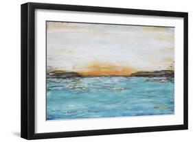 Sunset on the Water-Jean Plout-Framed Giclee Print