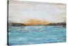 Sunset on the Water-Jean Plout-Stretched Canvas