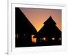 Sunset on Traditional Konso Huts, Omo River Region, Ethiopia-Janis Miglavs-Framed Photographic Print