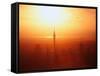 Sunset on Waitemata Harbour, Auckland, New Zealand-David Wall-Framed Stretched Canvas