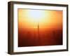 Sunset on Waitemata Harbour, Auckland, New Zealand-David Wall-Framed Photographic Print