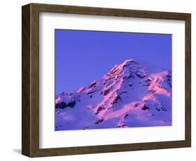 Sunset on Washington's Volcanic Mount Rainier-Paul Souders-Framed Photographic Print