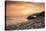 Sunset on Will Rogers Beach, Pacific Palisades, California, United States of America, North America-Mark Chivers-Stretched Canvas