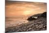 Sunset on Will Rogers Beach, Pacific Palisades, California, United States of America, North America-Mark Chivers-Mounted Photographic Print