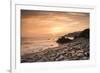 Sunset on Will Rogers Beach, Pacific Palisades, California, United States of America, North America-Mark Chivers-Framed Photographic Print