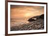 Sunset on Will Rogers Beach, Pacific Palisades, California, United States of America, North America-Mark Chivers-Framed Photographic Print