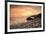 Sunset on Will Rogers Beach, Pacific Palisades, California, United States of America, North America-Mark Chivers-Framed Photographic Print