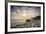 Sunset on Will Rogers Beach, Pacific Palisades, California, United States of America, North America-Mark Chivers-Framed Photographic Print