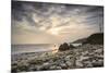 Sunset on Will Rogers Beach, Pacific Palisades, California, United States of America, North America-Mark Chivers-Mounted Photographic Print