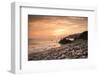 Sunset on Will Rogers Beach, Pacific Palisades, California, United States of America, North America-Mark Chivers-Framed Premium Photographic Print