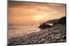 Sunset on Will Rogers Beach, Pacific Palisades, California, United States of America, North America-Mark Chivers-Mounted Premium Photographic Print