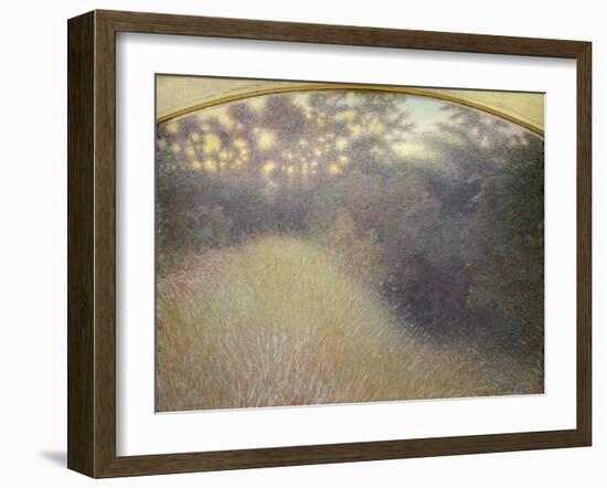 Sunset or Bramble Bush-Giuseppe Pellizza da Volpedo-Framed Giclee Print