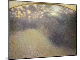 Sunset or Bramble Bush-Giuseppe Pellizza da Volpedo-Mounted Giclee Print