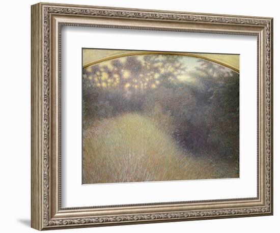 Sunset or Bramble Bush-Giuseppe Pellizza da Volpedo-Framed Giclee Print