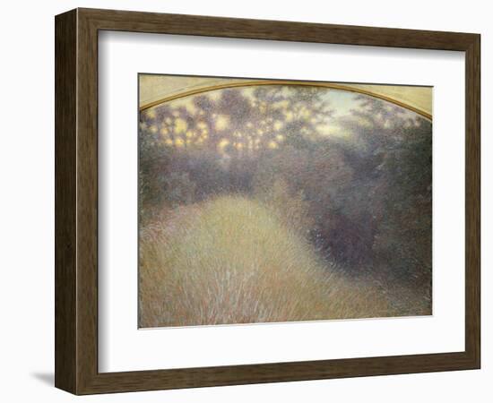 Sunset or Bramble Bush-Giuseppe Pellizza da Volpedo-Framed Giclee Print