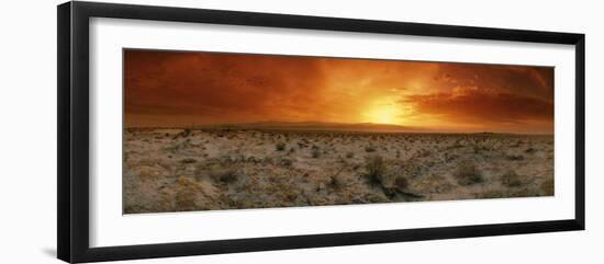 Sunset over a Desert, Palm Springs, California, USA-null-Framed Photographic Print
