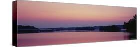 Sunset over a Lake, Kentucky, USA-null-Stretched Canvas