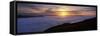 Sunset over a Lake, Loch Lomond, Argyll and Bute, Scotland-null-Framed Stretched Canvas