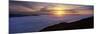 Sunset over a Lake, Loch Lomond, Argyll and Bute, Scotland-null-Mounted Photographic Print