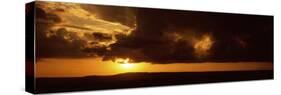 Sunset over a Landscape, Masai Mara National Reserve, Kenya-null-Stretched Canvas