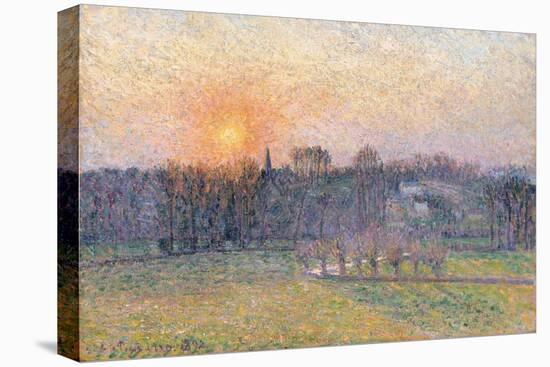 Sunset over a Landscape with Trees, 1892-Canaletto-Stretched Canvas