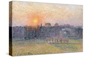 Sunset over a Landscape with Trees, 1892-Canaletto-Stretched Canvas