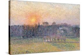 Sunset over a Landscape with Trees, 1892-Canaletto-Stretched Canvas