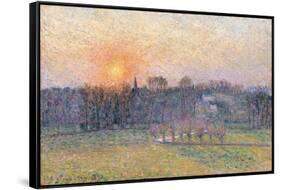 Sunset over a Landscape with Trees, 1892-Canaletto-Framed Stretched Canvas