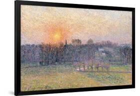 Sunset over a Landscape with Trees, 1892-Canaletto-Framed Giclee Print