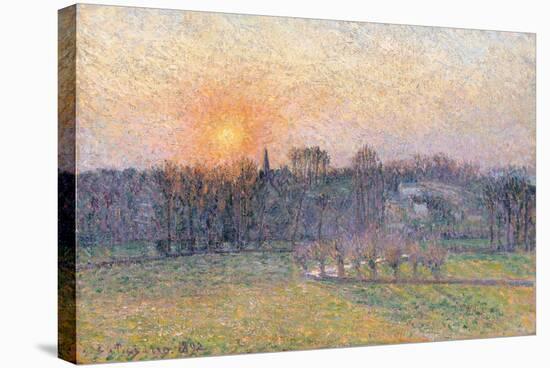 Sunset over a Landscape with Trees, 1892-Canaletto-Stretched Canvas