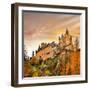 Sunset over Alcazar Castle, Spain, Segovia-Maugli-l-Framed Photographic Print