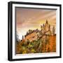 Sunset over Alcazar Castle, Spain, Segovia-Maugli-l-Framed Photographic Print