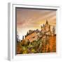 Sunset over Alcazar Castle, Spain, Segovia-Maugli-l-Framed Photographic Print