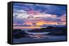 Sunset over Ardtoe Bay, Ardnamurchan Peninsula, Lochaber, Highlands, Scotland, United Kingdom-Gary Cook-Framed Stretched Canvas