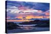 Sunset over Ardtoe Bay, Ardnamurchan Peninsula, Lochaber, Highlands, Scotland, United Kingdom-Gary Cook-Stretched Canvas