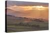 Sunset over Askrigg Common in the Yorkshire Dales, Yorkshire, England, United Kingdom, Europe-Julian Elliott-Stretched Canvas