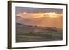 Sunset over Askrigg Common in the Yorkshire Dales, Yorkshire, England, United Kingdom, Europe-Julian Elliott-Framed Photographic Print