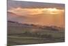 Sunset over Askrigg Common in the Yorkshire Dales, Yorkshire, England, United Kingdom, Europe-Julian Elliott-Mounted Photographic Print