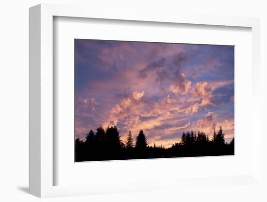 Sunset over Auke Bay in Alaska-Paul Souders-Framed Photographic Print