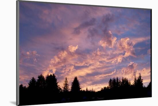 Sunset over Auke Bay in Alaska-Paul Souders-Mounted Photographic Print