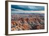 Sunset over Badlands National Park, Sd-James White-Framed Photographic Print