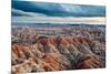 Sunset over Badlands National Park, Sd-James White-Mounted Photographic Print