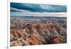 Sunset over Badlands National Park, Sd-James White-Framed Photographic Print