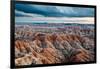 Sunset over Badlands National Park, Sd-James White-Framed Photographic Print