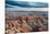 Sunset over Badlands National Park, Sd-James White-Stretched Canvas