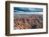 Sunset over Badlands National Park, Sd-James White-Framed Photographic Print