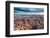 Sunset over Badlands National Park, Sd-James White-Framed Photographic Print