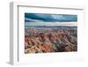 Sunset over Badlands National Park, Sd-James White-Framed Photographic Print